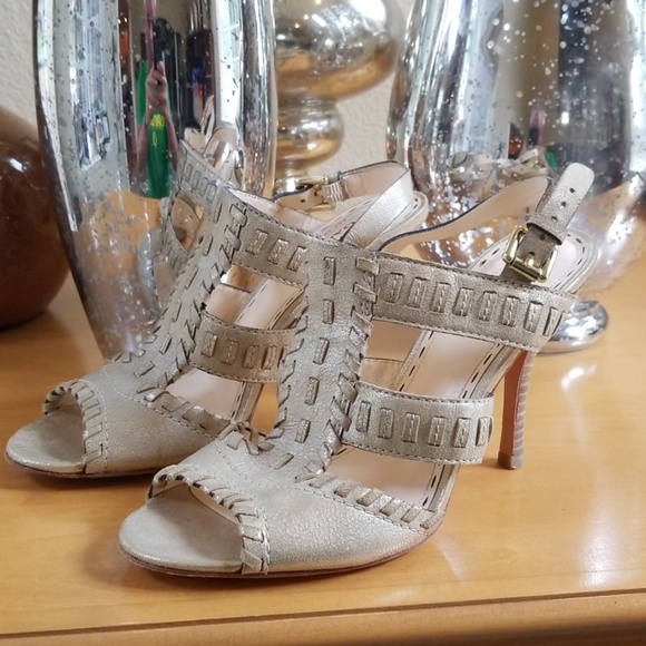 Coach Shoes - Coach Gold Metallic Sandals size 7.5